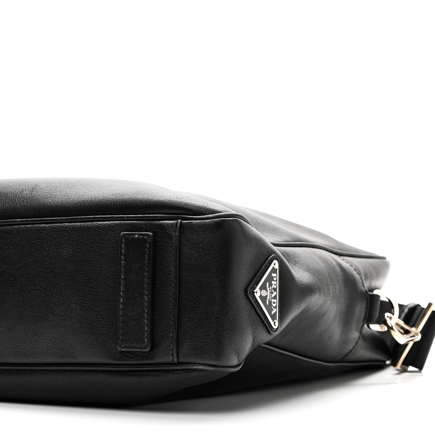 Prada Vitello City Briefcase Black 8 of 9