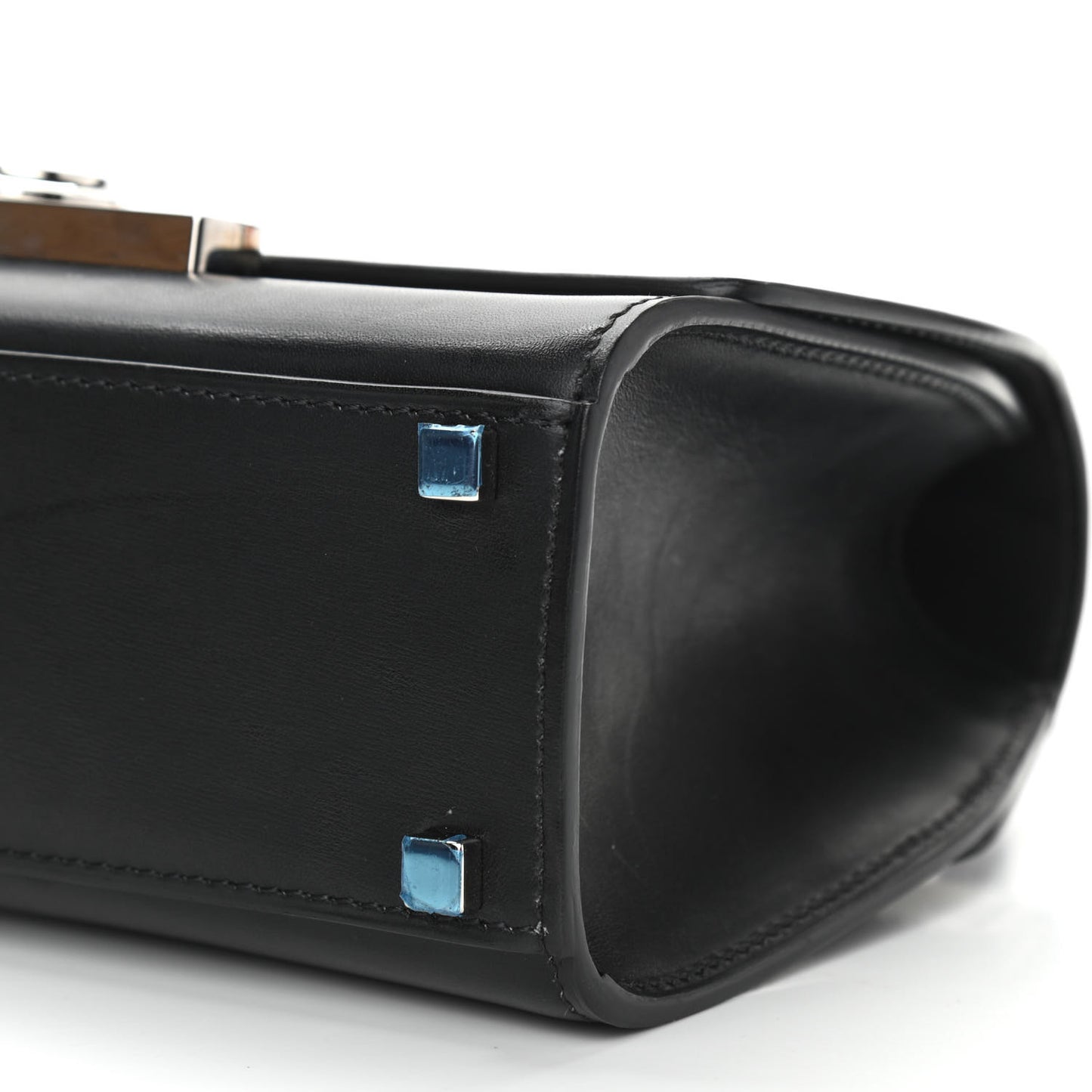 Box Calfskin Rejane BB Black