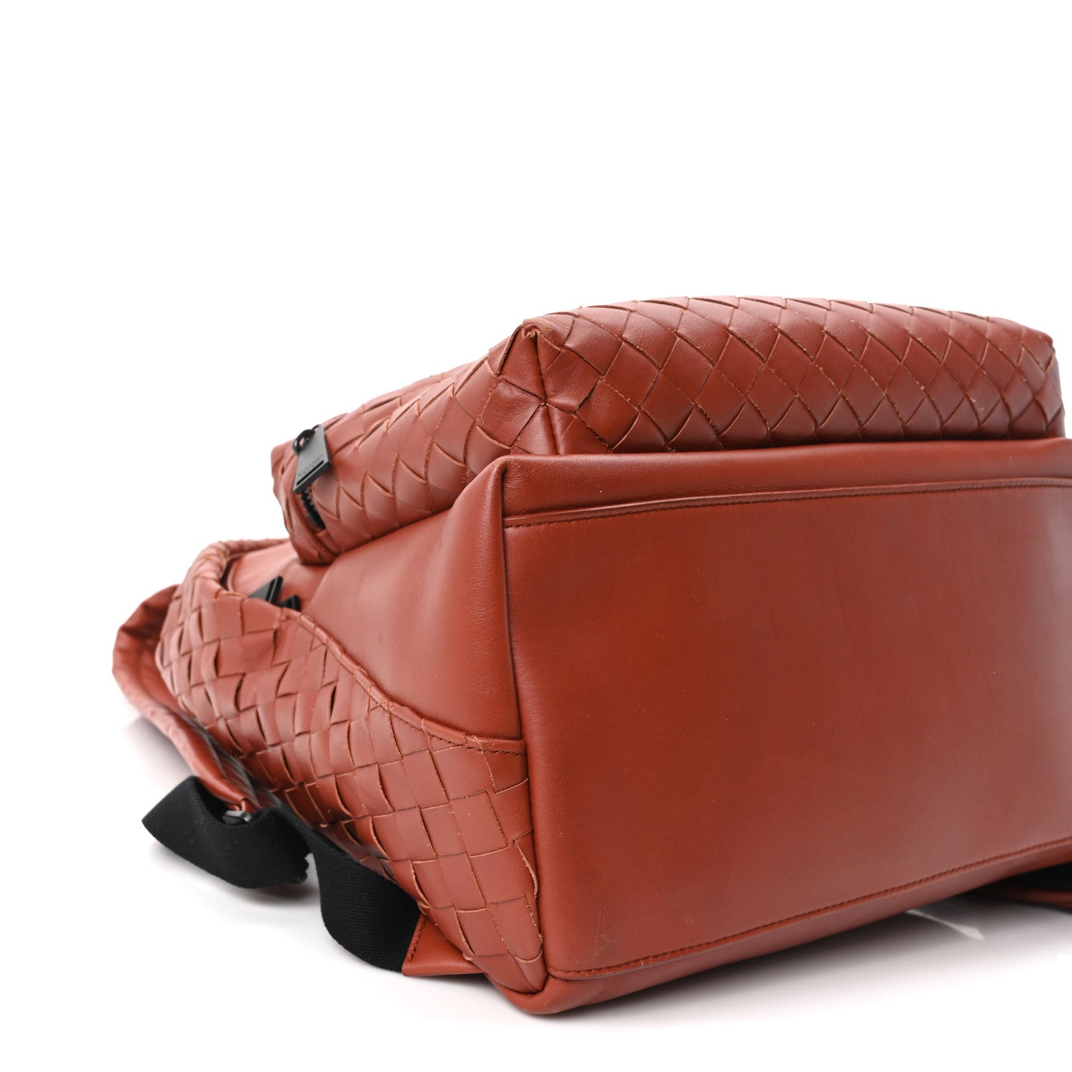 Bottega Veneta Nappa Intrecciato Backpack Rust 7 of 8