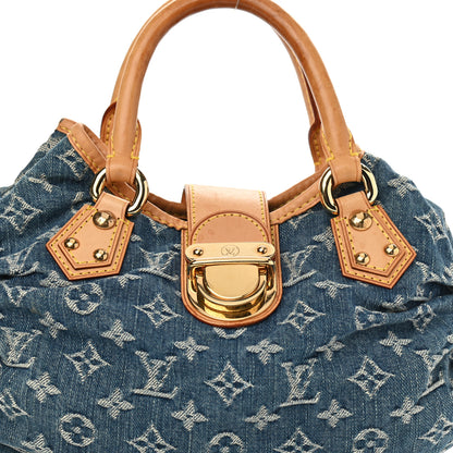 Louis Vuitton Monogram Denim Pleaty Blue 13 of 20