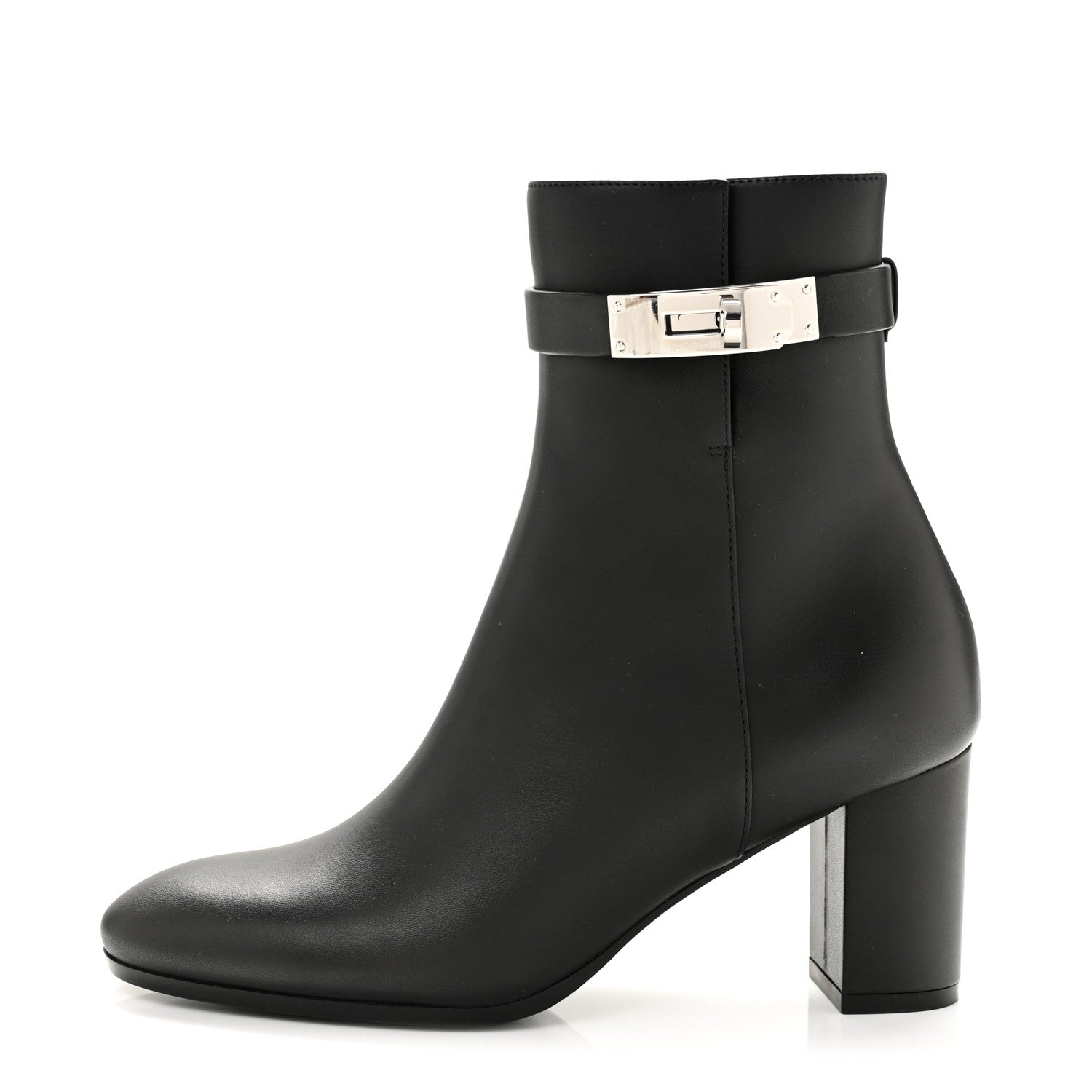 Hermes Calfskin Saint Germain Ankle Boots 36 Black 1 of 10