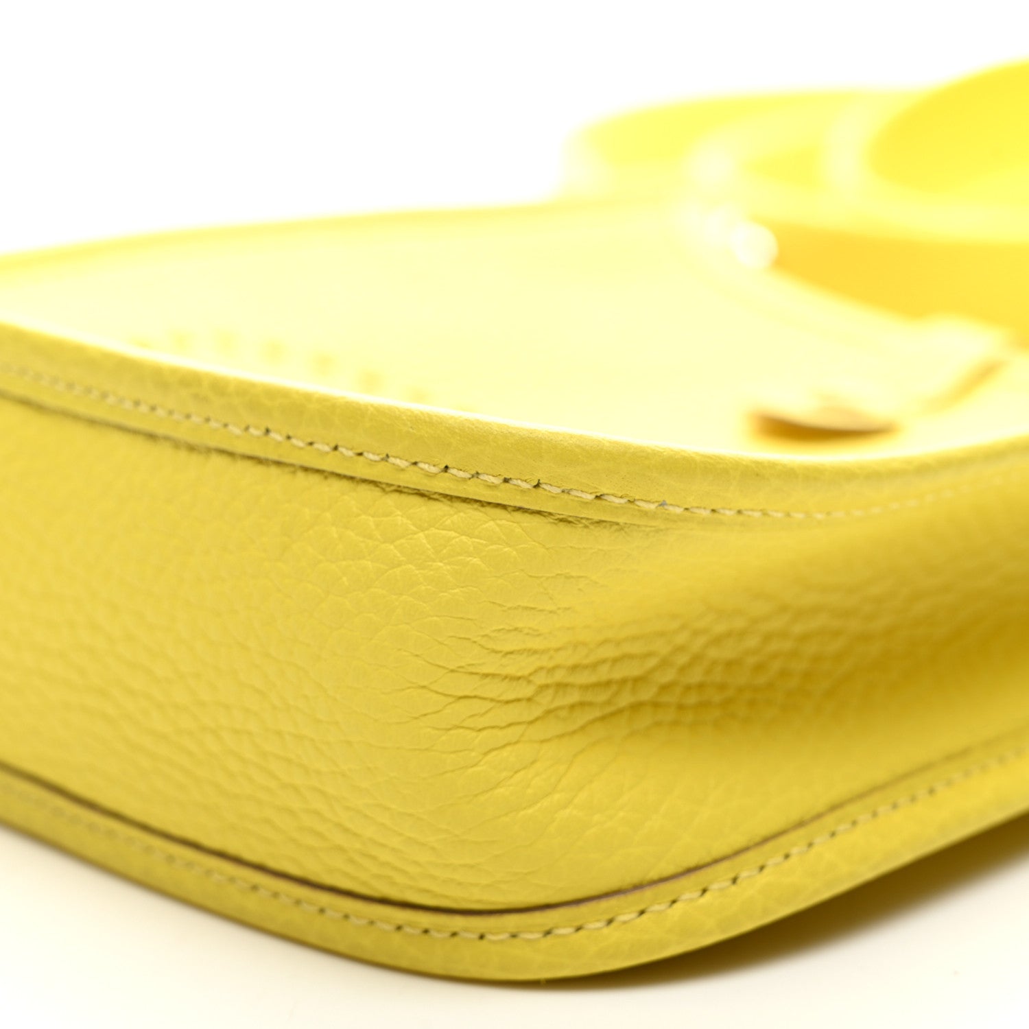 Hermes Taurillon Clemence Evelyne TPM Lime 10 of 10