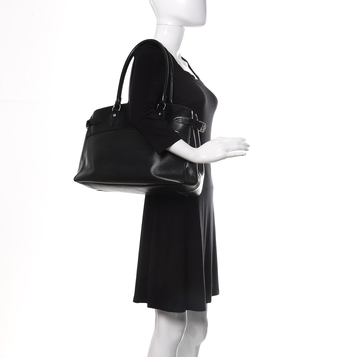 Louis Vuitton Epi Passy GM Black 2 of 9
