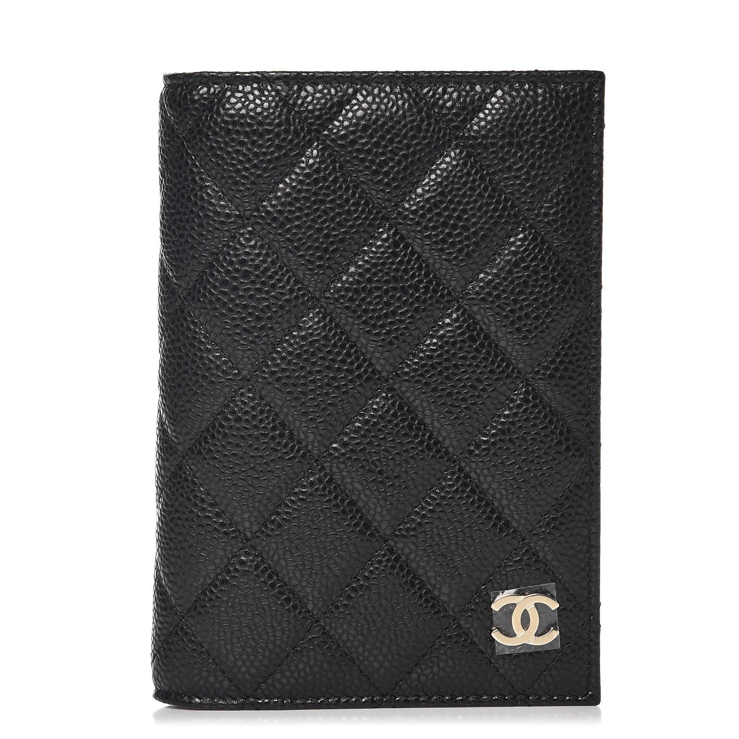 Chanel Caviar Quilted Passport Holder Black 1 of 8