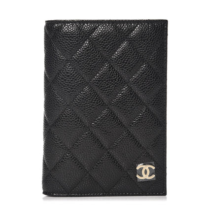 Chanel Caviar Quilted Passport Holder Black 1 of 8