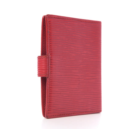 Louis Vuitton Epi Mini Agenda Castillan Red 2 of 8