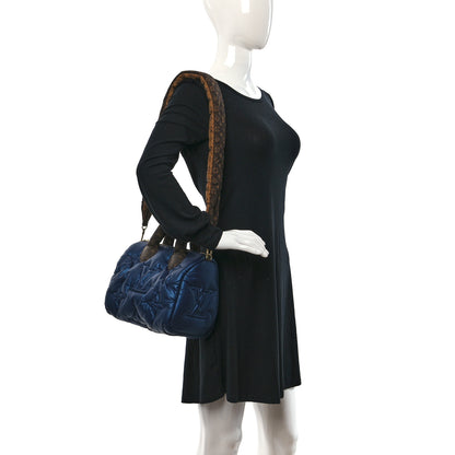Louis Vuitton Econyl Mini Monogram Pillow Speedy Bandouliere 25 Navy 2 of 9