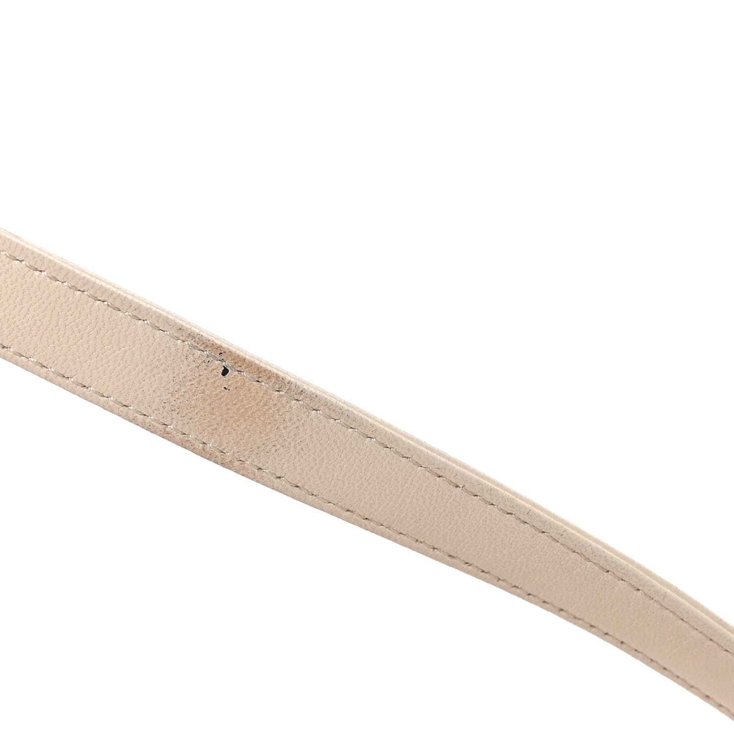 Chanel Lambskin Calfskin Quilted Shoulder Flap Bag Beige White 11 of 11