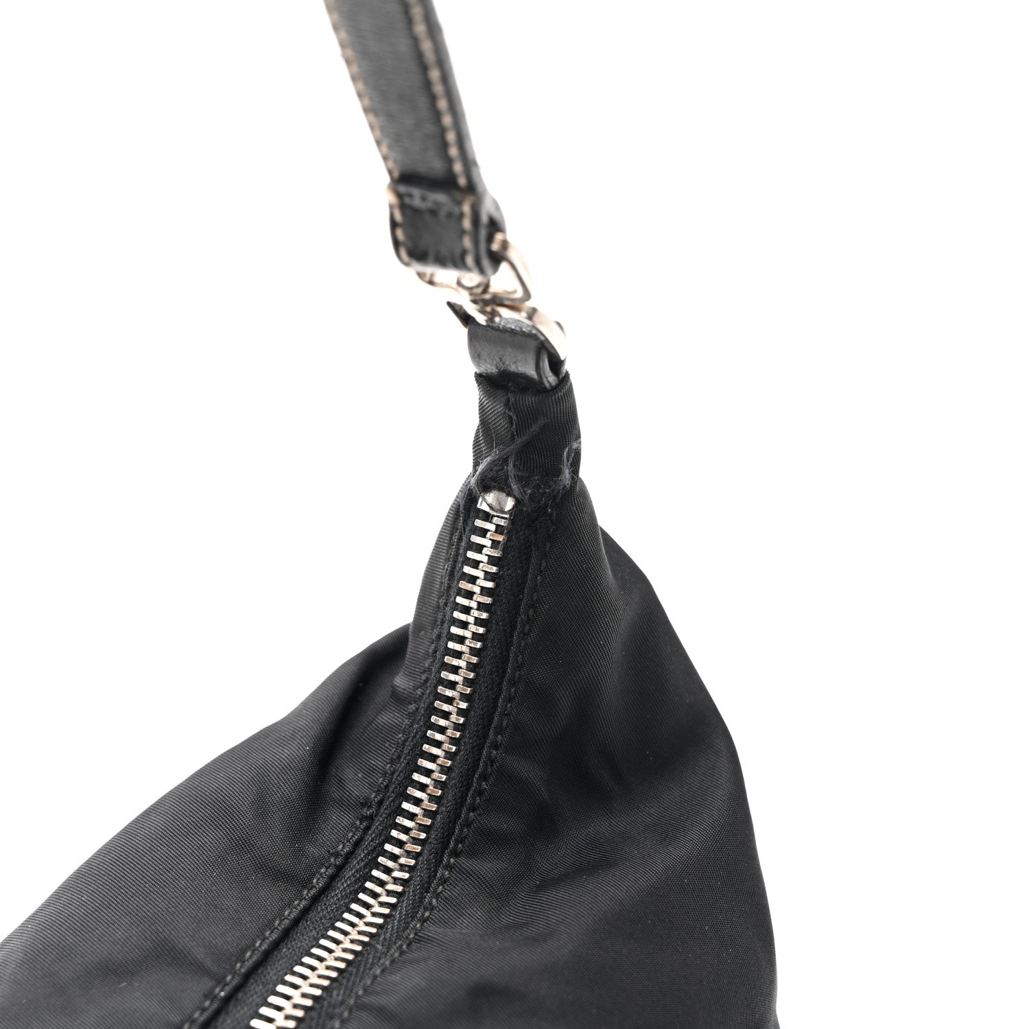 Prada Tessuto Nylon Pochette Bag Black 12 of 14