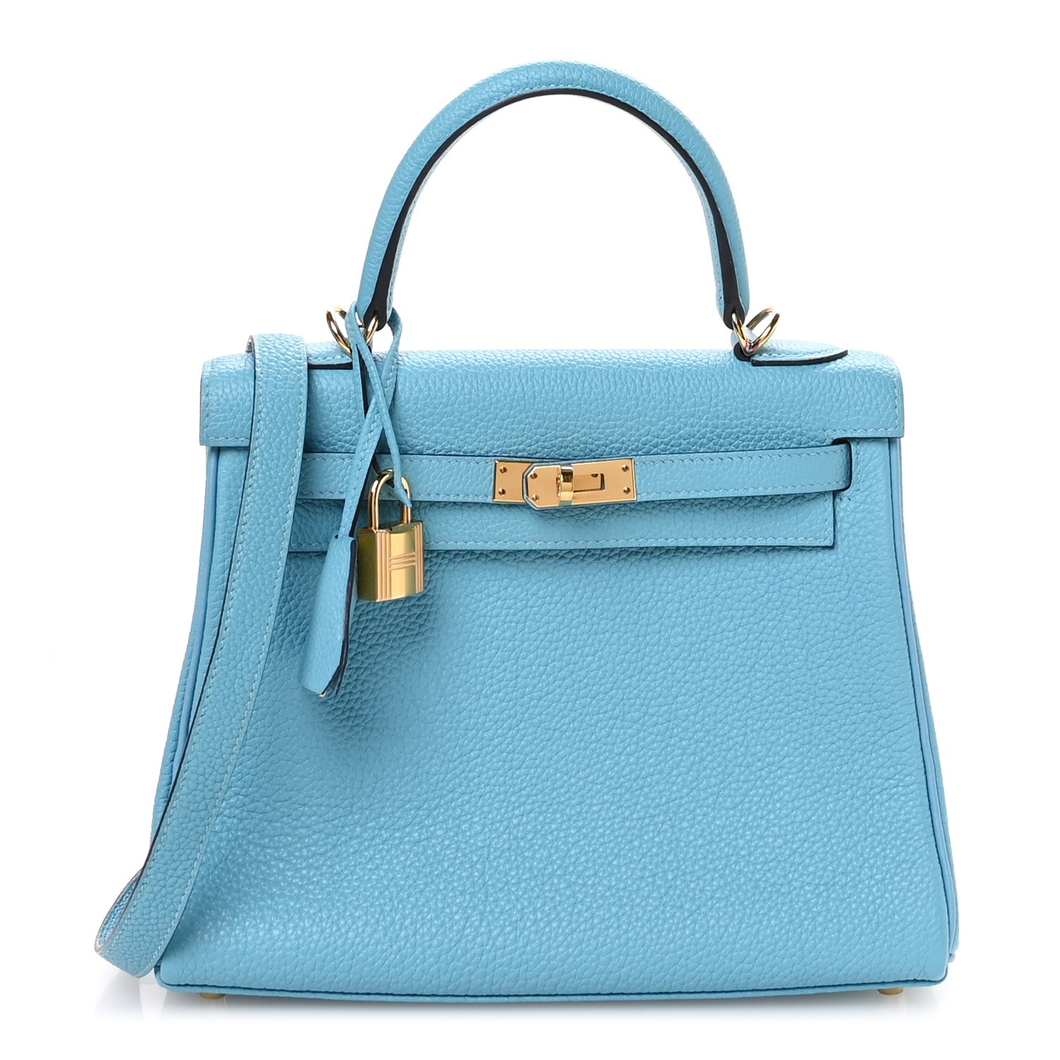 Hermes Togo Kelly Retourne 25 Bleu Du Nord 1 of 11