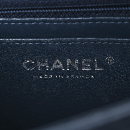 Chanel Lambskin Quilted Mini Rectangular Flap Blue 6 of 13