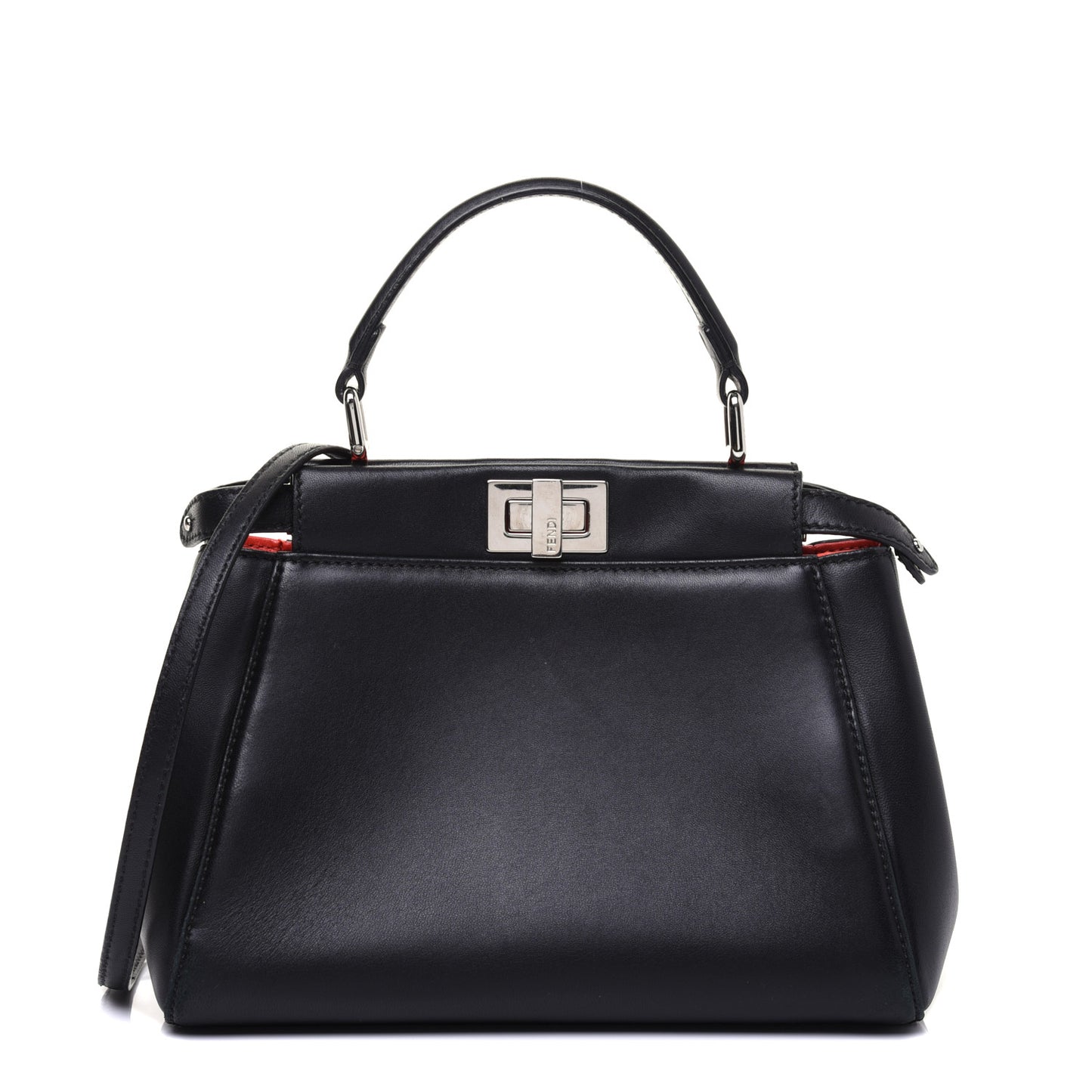 Nappa Karung Monster Eyes Mini Peekaboo Iconic Satchel Black Papavero