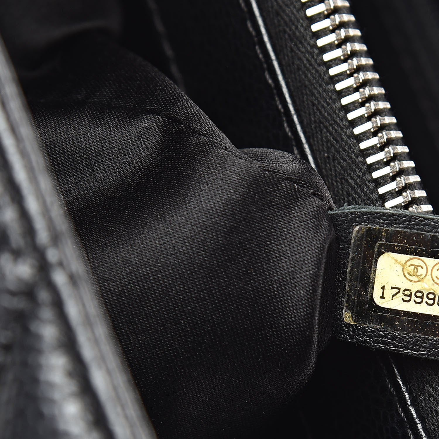 Chanel Caviar Quilted Grand Shopping Tote GST Black 7 of 10