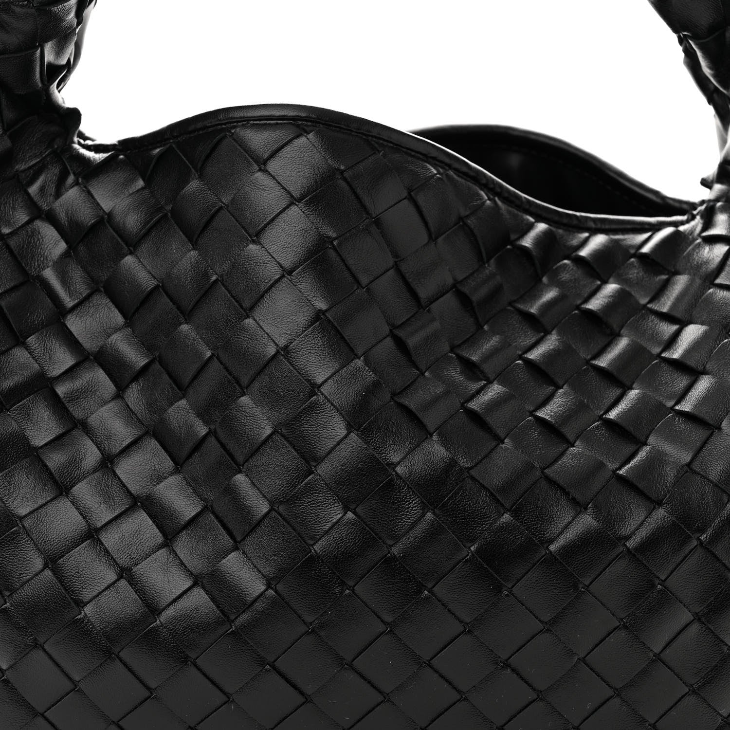 Bottega Veneta Calfskin Intrecciato Small Hop Black 7 of 10