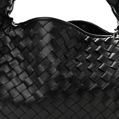 Bottega Veneta Calfskin Intrecciato Small Hop Black 7 of 10