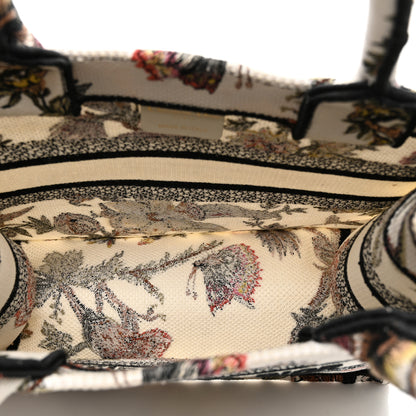 Christian Dior Canvas Embroidered Small Jardin Botanique Book Tote Multicolor Multicolor 5 of 10