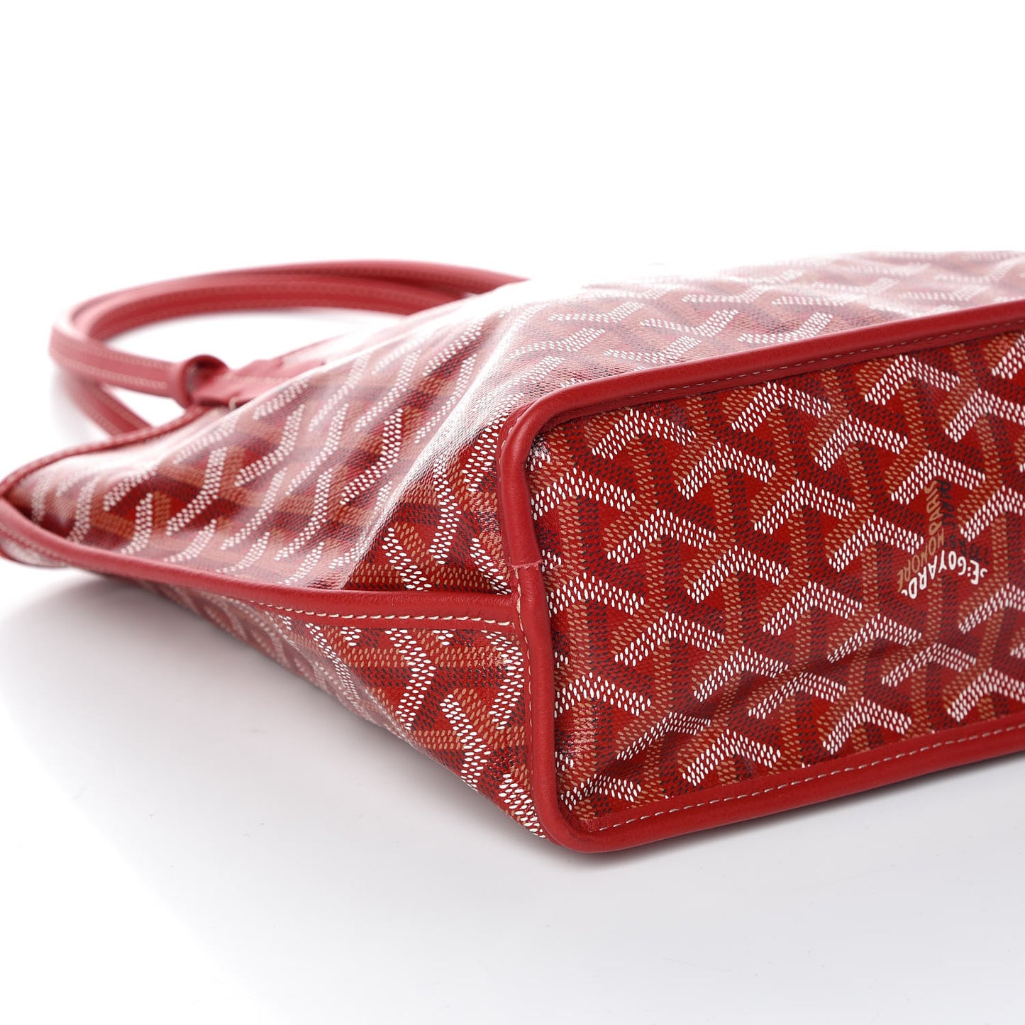 Goyardine Reversible Mini Anjou Red