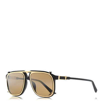Louis Vuitton Acetate Satellite Sunglasses Z1085E Black 1 of 10