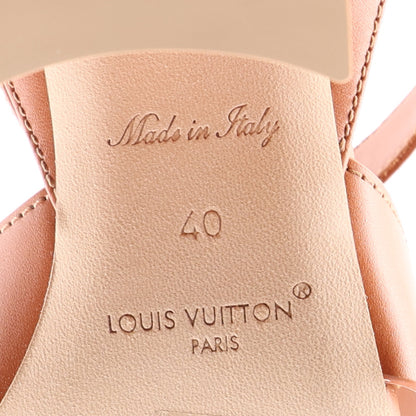 Louis Vuitton Calfskin LV Isola Sandals 40 Cognac 8 of 10