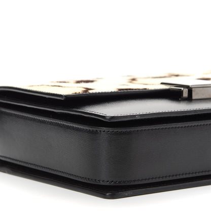 Saint Laurent Pony Hair Leopard Print Calfskin Medium Bellechasse in Beige and Brown 6 of 7