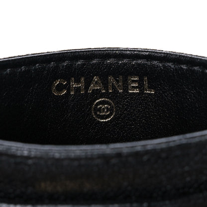 Chanel Caviar Quilted Boy Card Holder Black 9 of 13