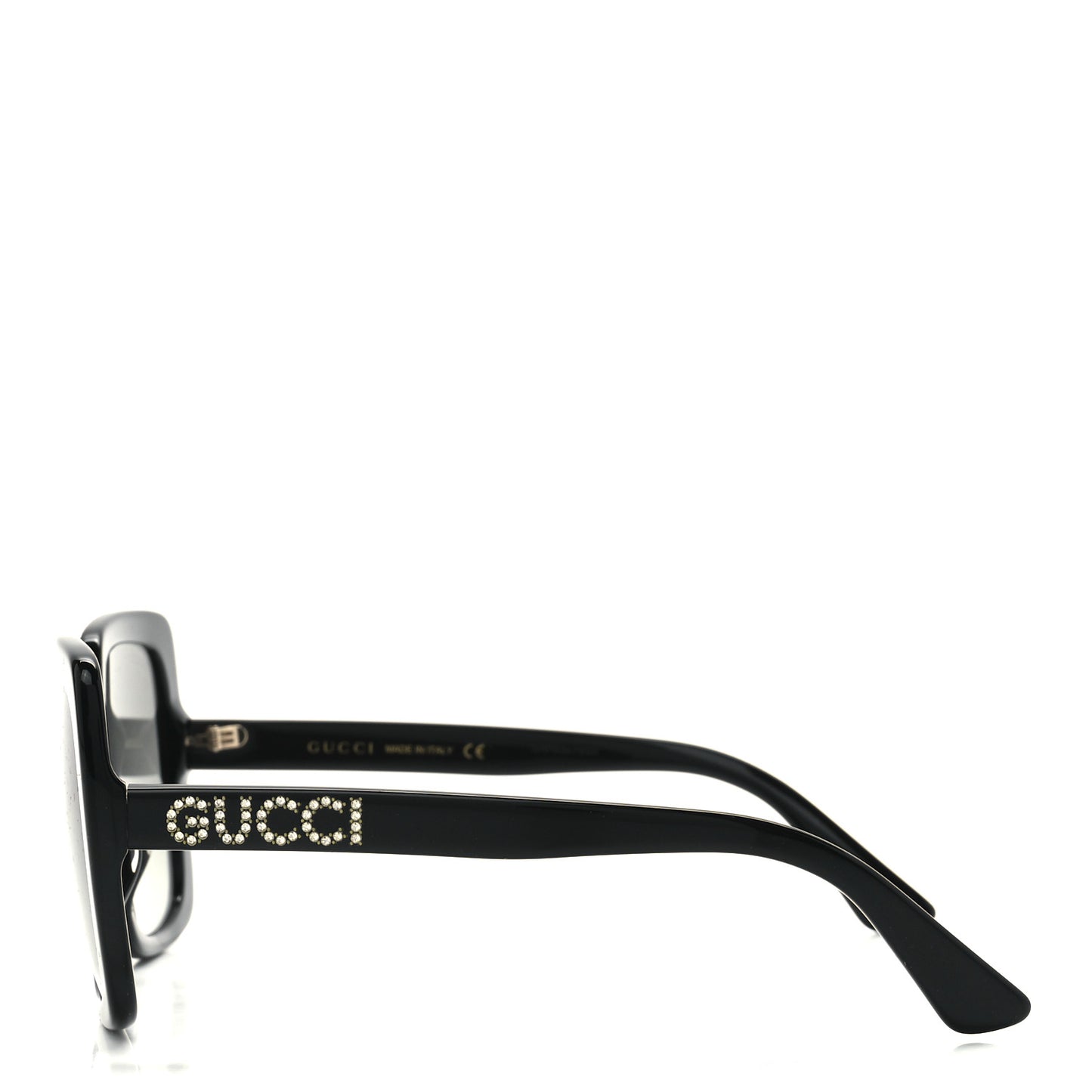 Acetate Square Frame Sunglasses GG0148S Black