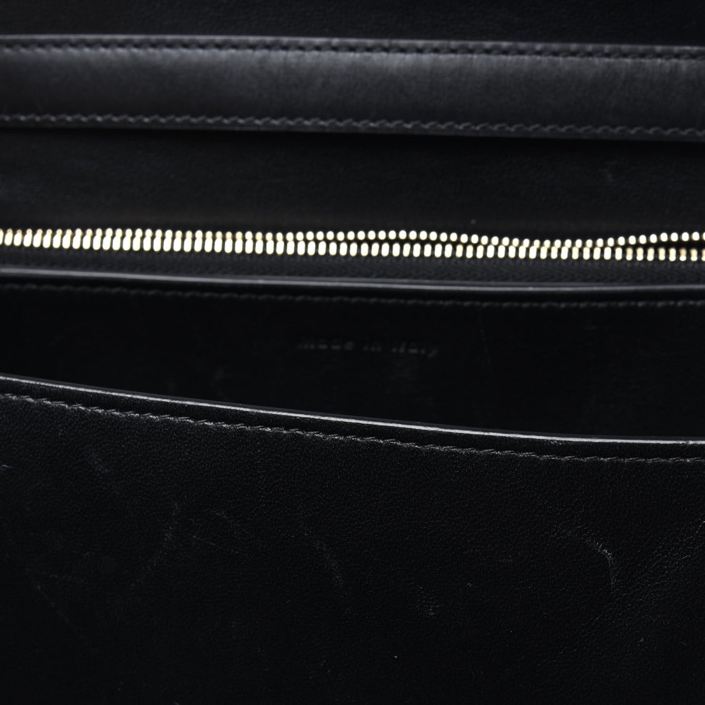 Box Calfskin Medium Classic Box Flap Bag Black