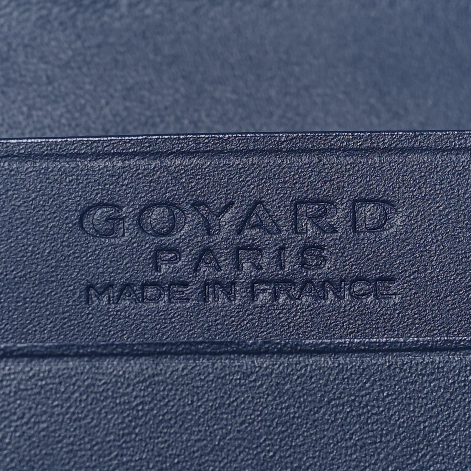 Goyard Goyardine Business Card Holder Navy 7 of 8
