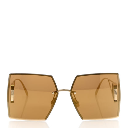 Christian Dior Metal Square 30 Montaigne S7U Sunglasses Gold 2 of 7