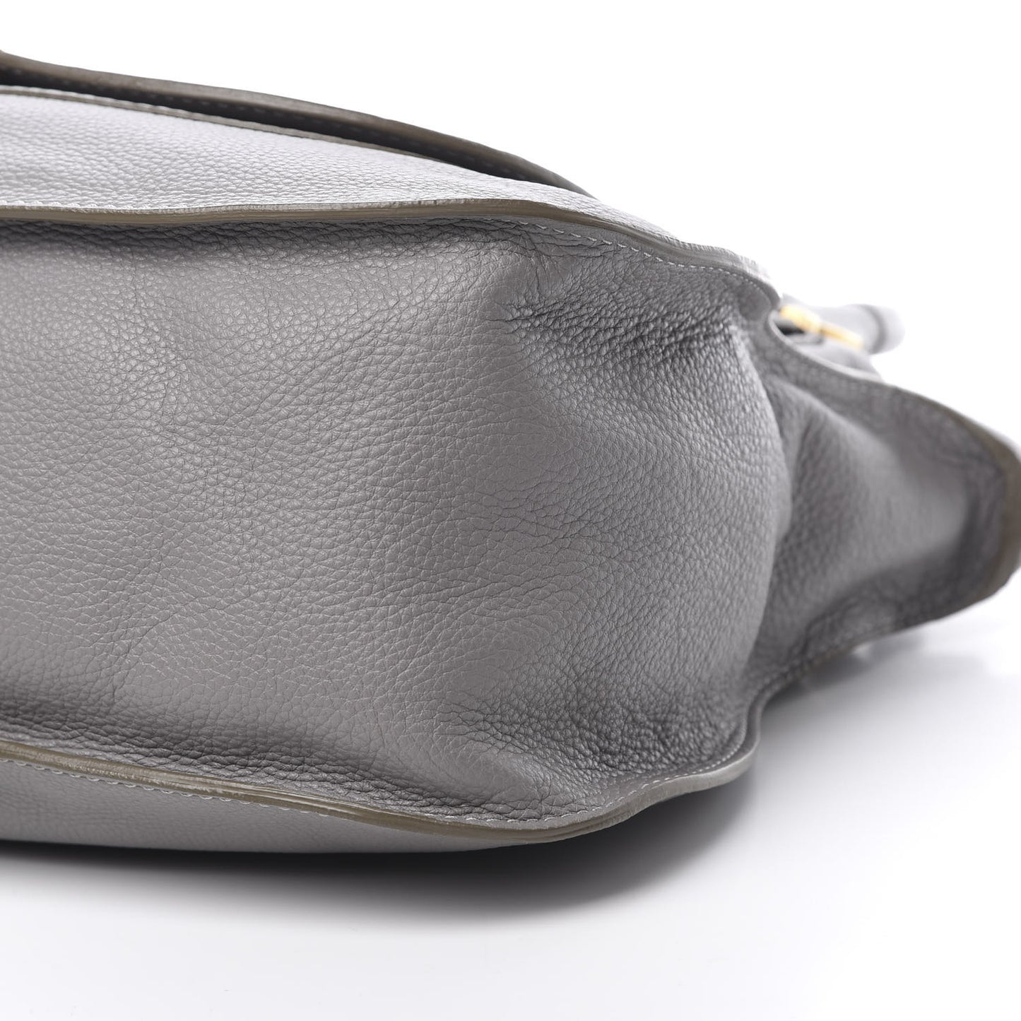 Calfskin Large Marcie Satchel Cashmere Grey