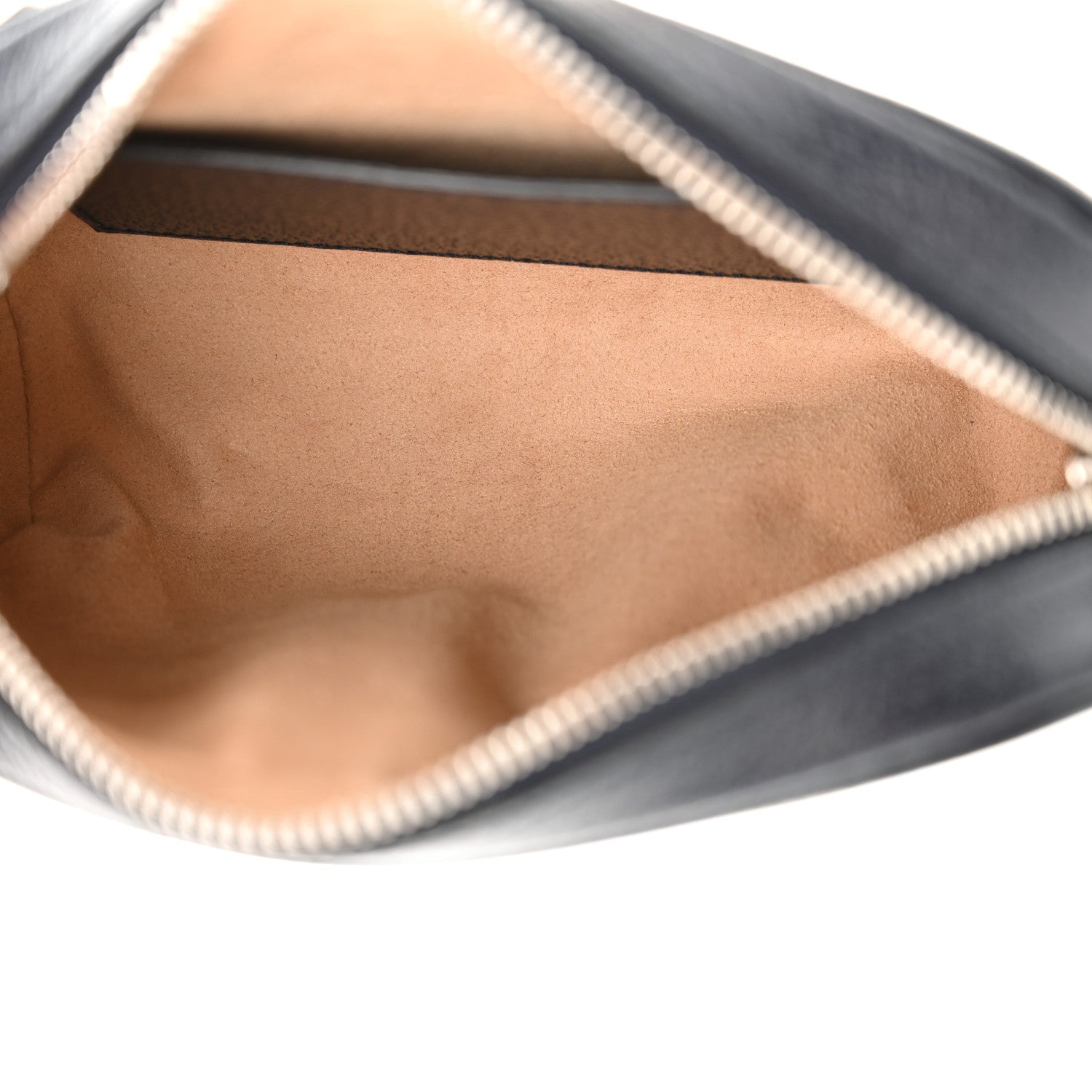 Gucci GG Supreme Monogram Textured Dollar Calfskin Web Mini Ophidia Shoulder Bag Beige Blue 5 of 12