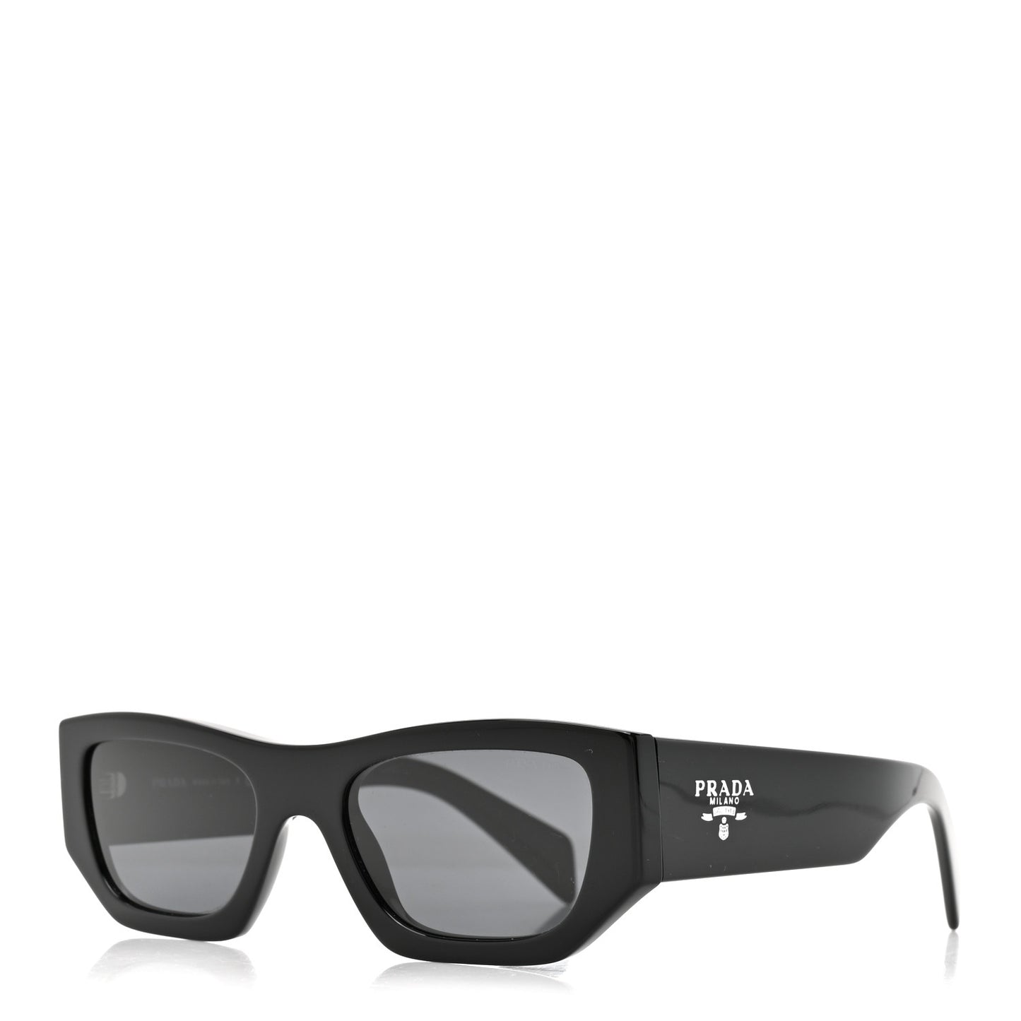 Acetate Pillow Sunglasses SPR A01 Black