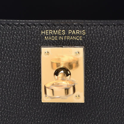 Hermes Chevre Mysore Mini Kelly Sellier 20 Black 12 of 76