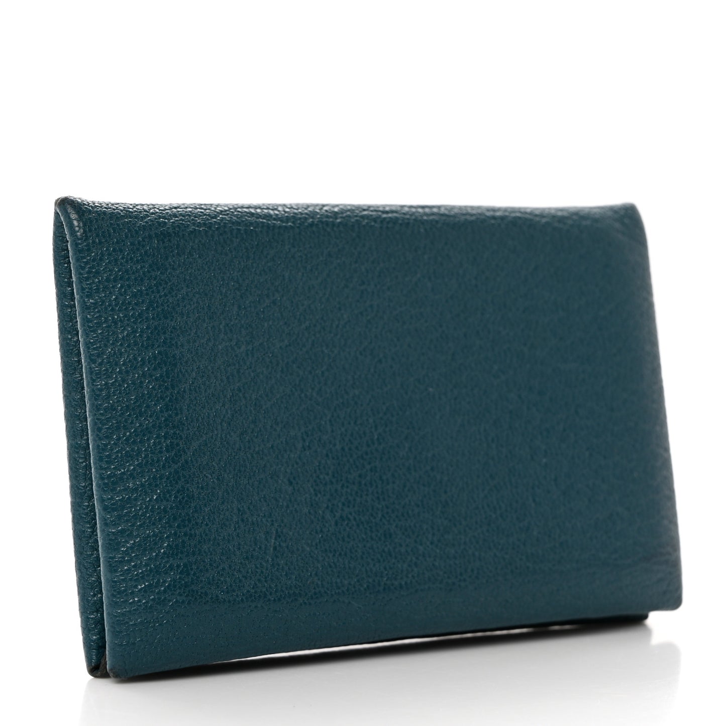 Chevre Mysore Calvi Card Case Vert Bosphore