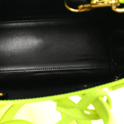 Saint Laurent Grained Calfskin Nano Sac De Jour Fluo Safety Yellow 5 of 10