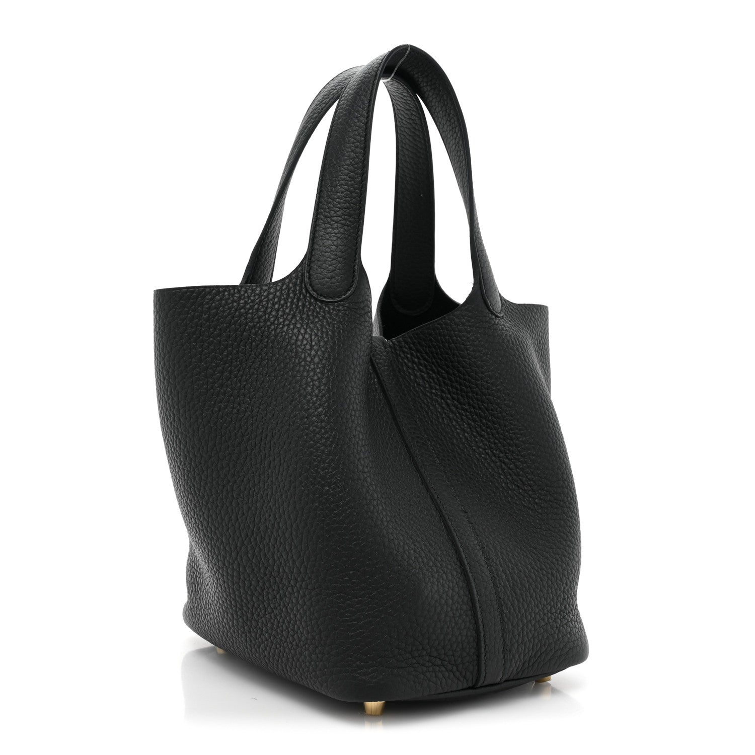 Hermes Taurillon Clemence Picotin Lock 18 PM Black 3 of 10