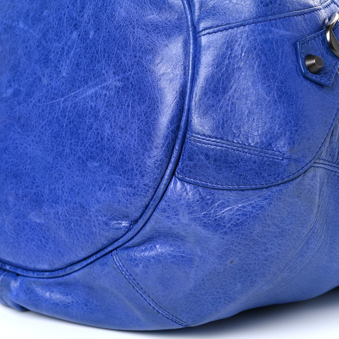 Agneau Classic Hardware Pompon Outremer