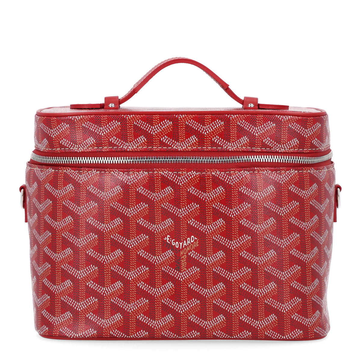 Goyard Goyardine Muse Vanity Case Red 1 of 11