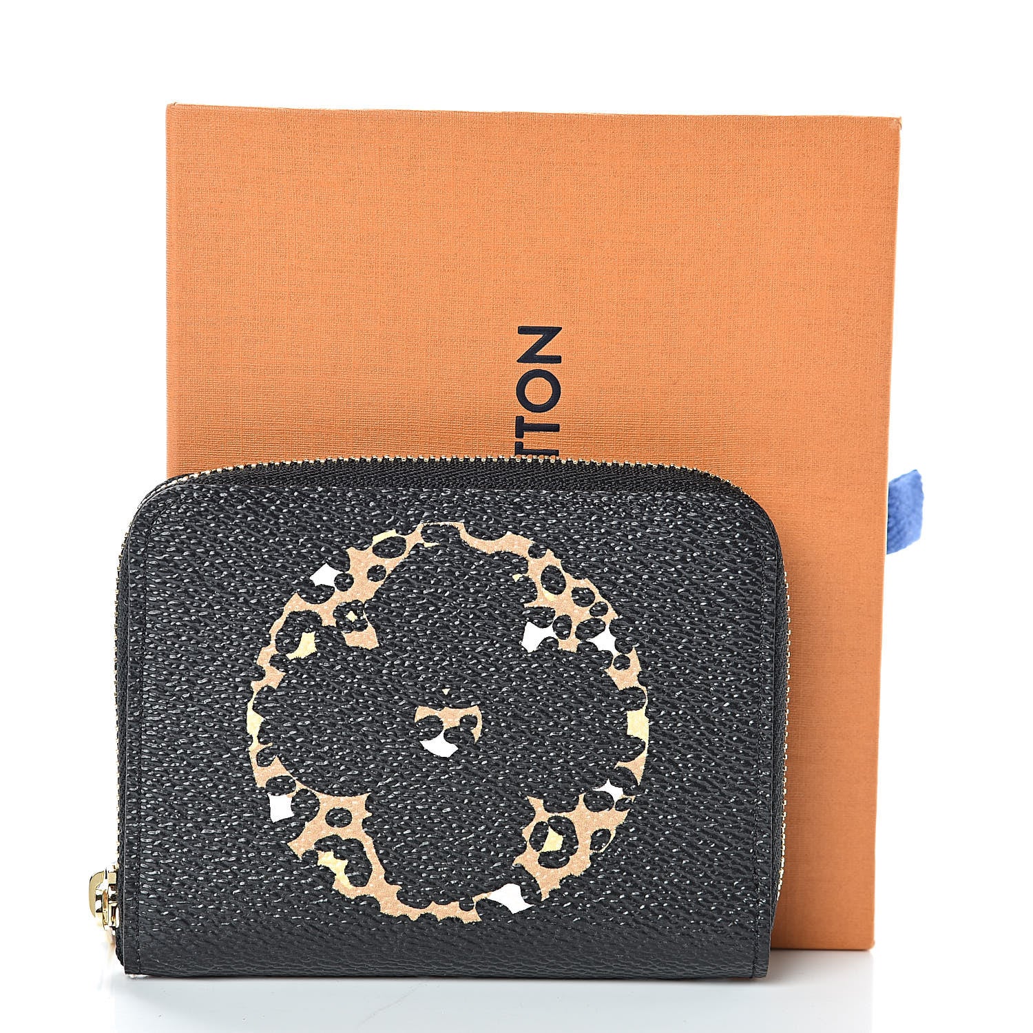 Louis Vuitton Monogram Giant Jungle Zippy Coin Purse Black 7 of 7