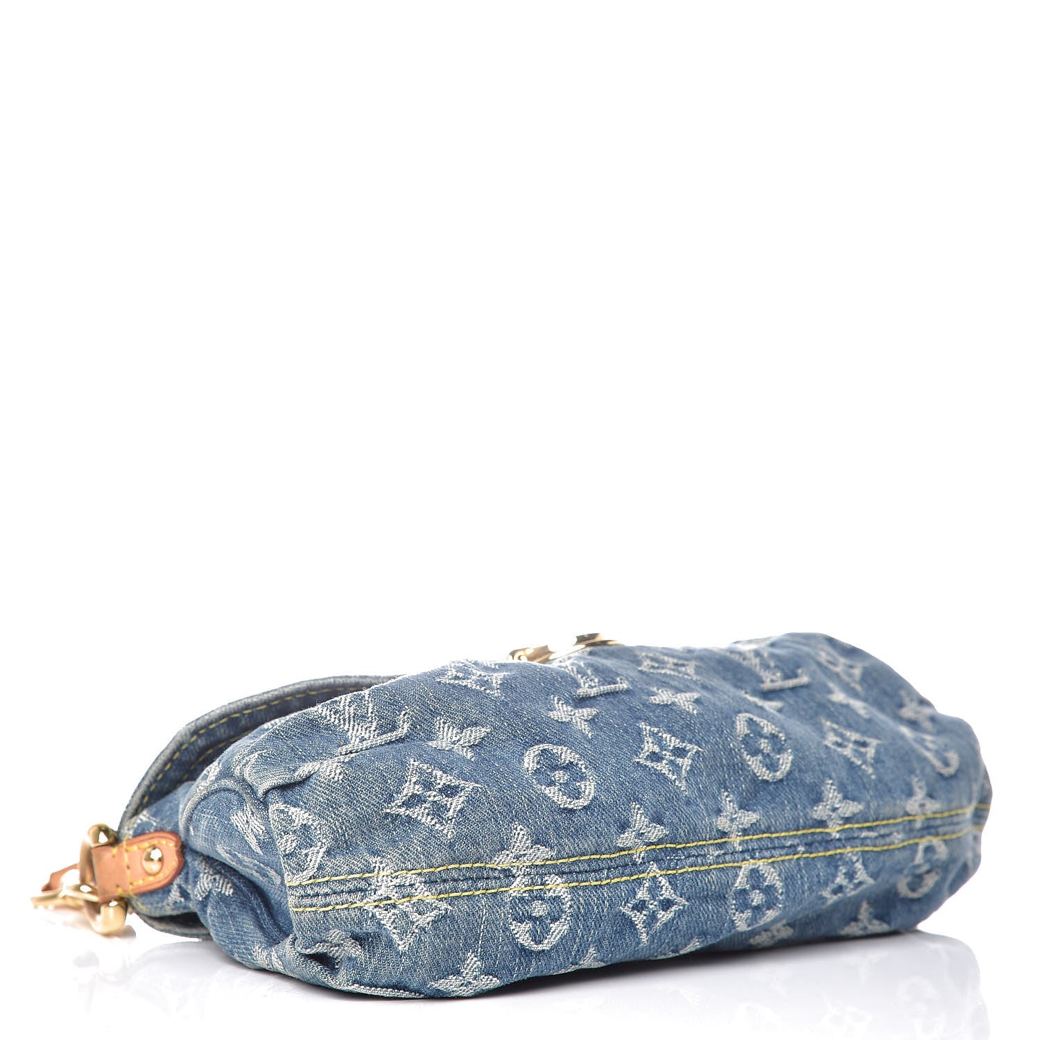 Louis Vuitton Monogram Denim Mini Pleaty Blue 4 of 9