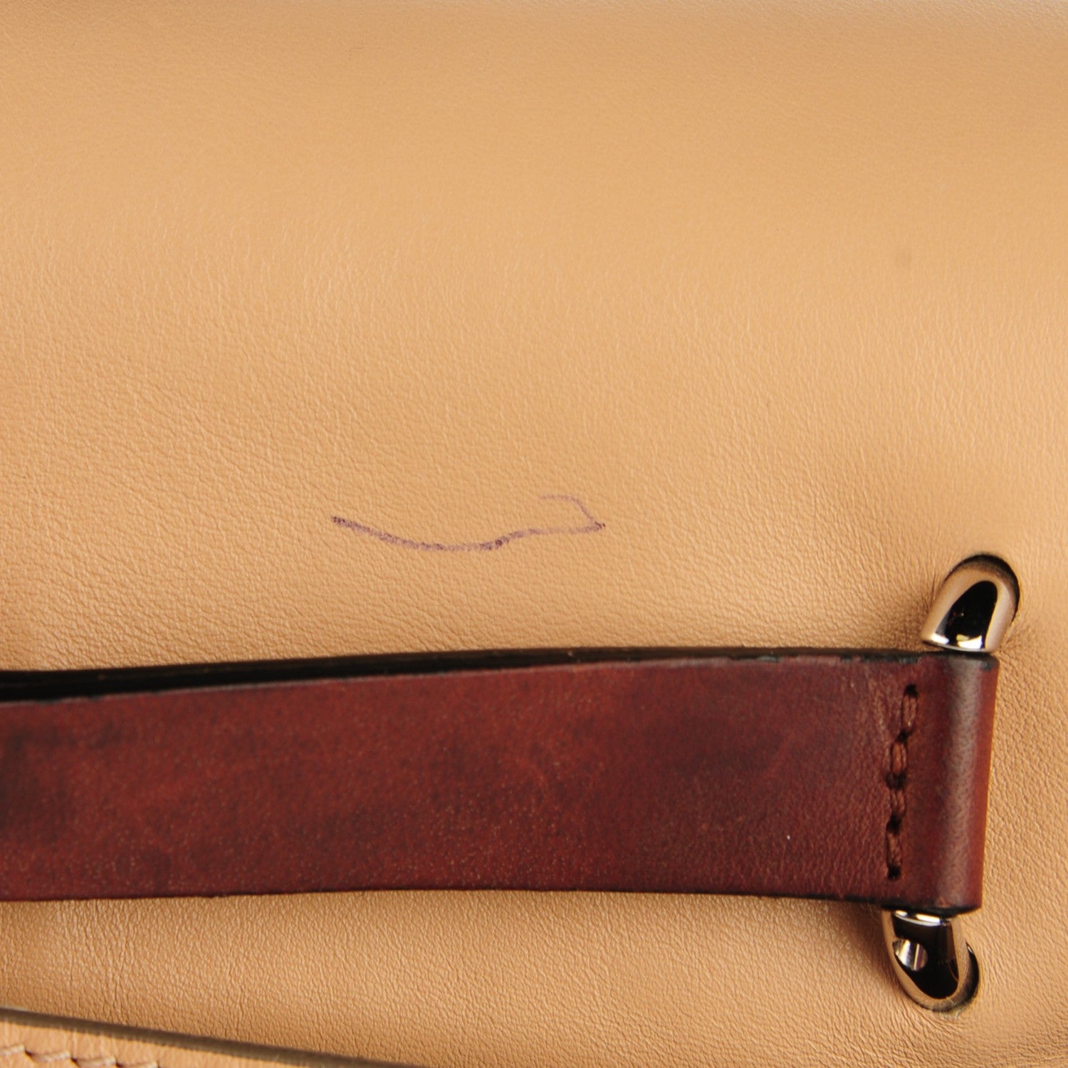 Chloe Calfskin Fedora Satchel Blush 8 of 8