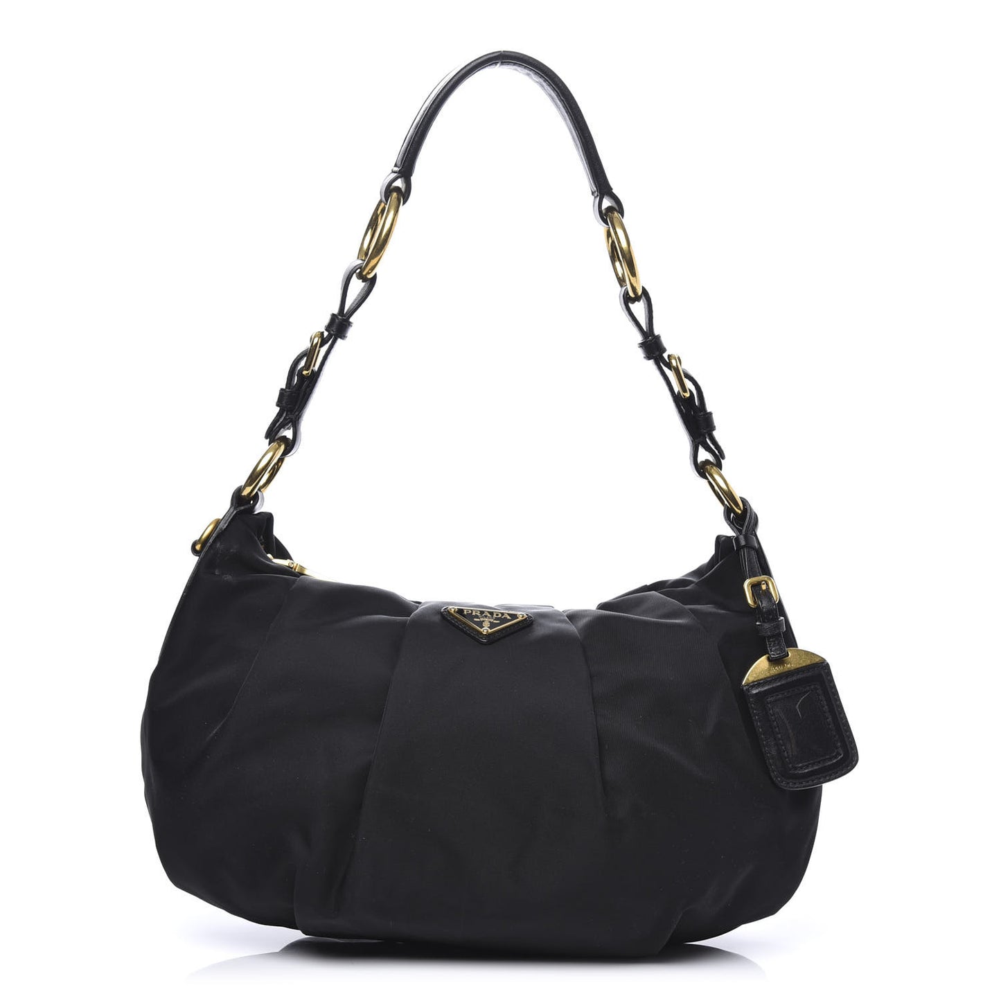 Tessuto Nylon Shoulder Bag Black