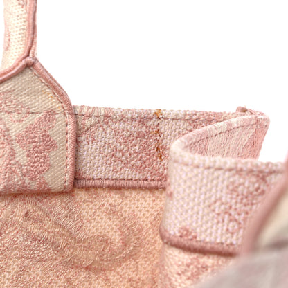 Christian Dior Canvas Embroidered Medium Dioriviera Toile De Jouy Book Tote Rose 11 of 13