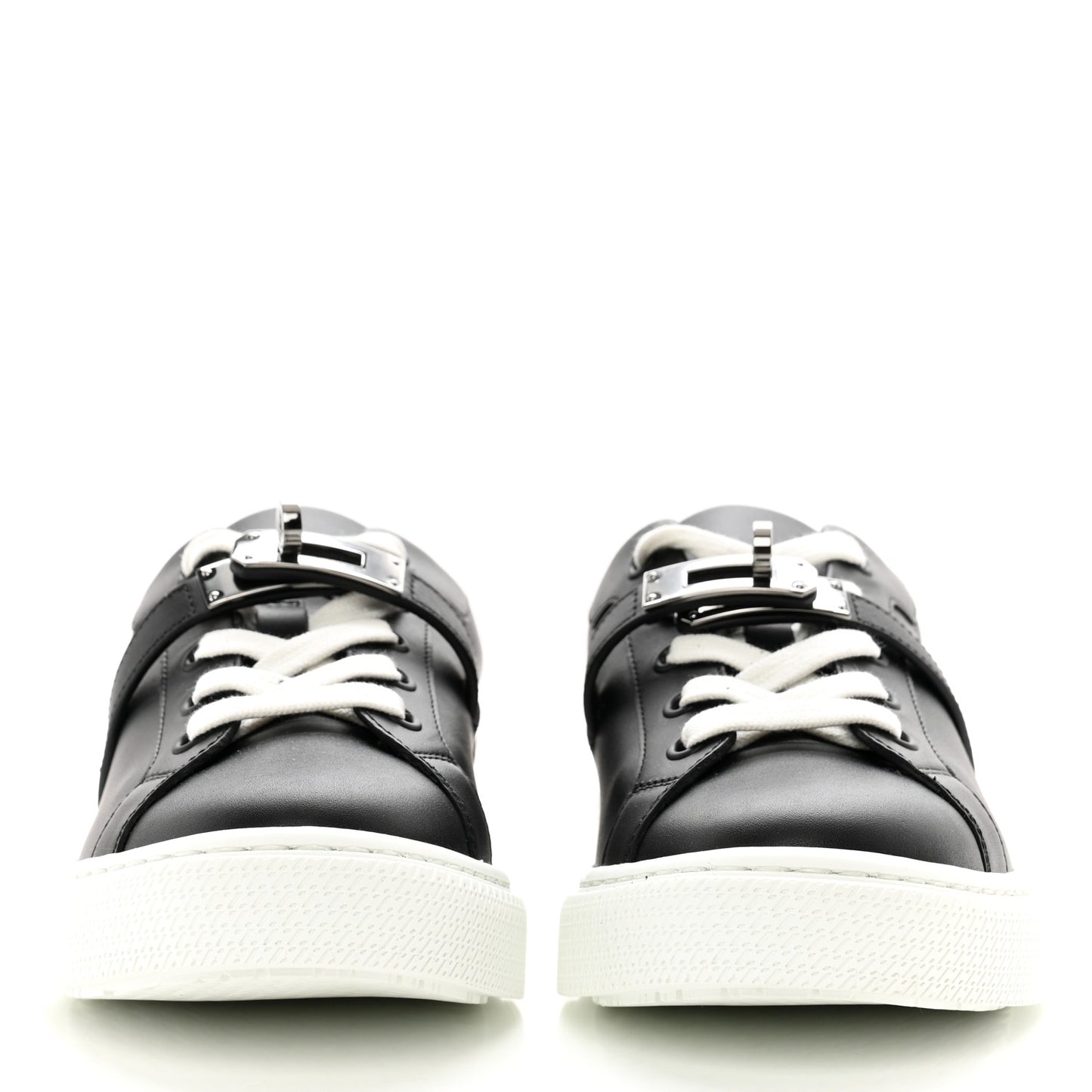 Calfskin Day Sneakers 35.5 Black