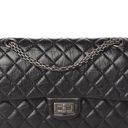 Chanel Aged Calfskin Quilted 2.55 Reissue 225 Flap Black 10 of 10