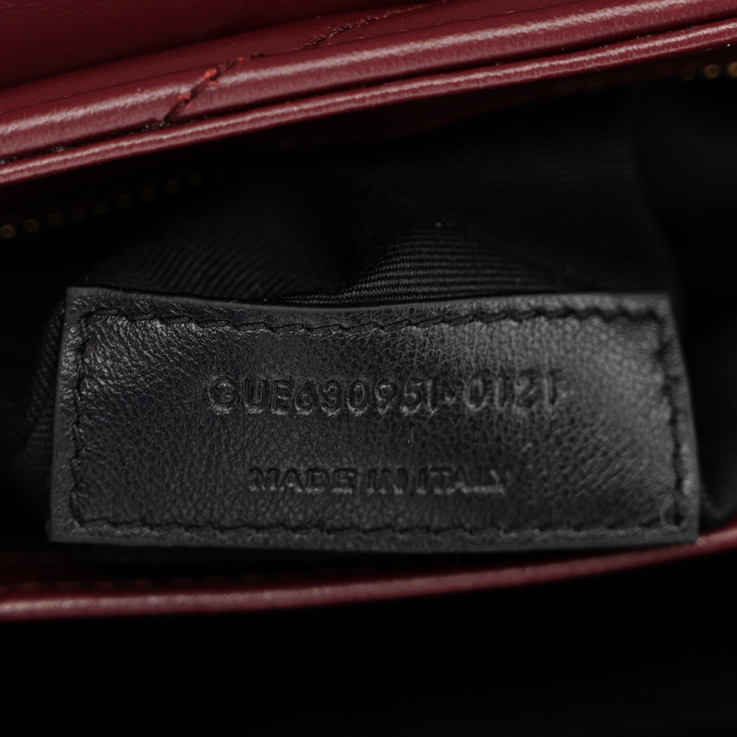 Saint Laurent Calfskin Y Quilted Monogram Toy Loulou Monogram Crossbody Bag Rouge Legion 7 of 10