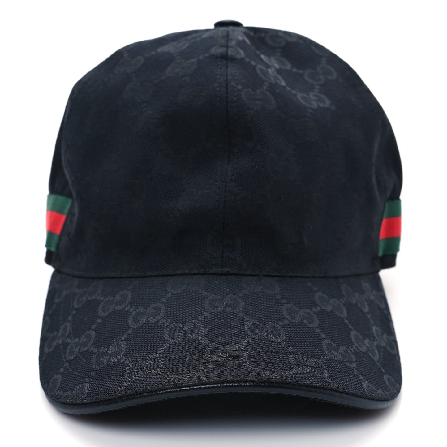 Monogram Web Baseball Hat M Black