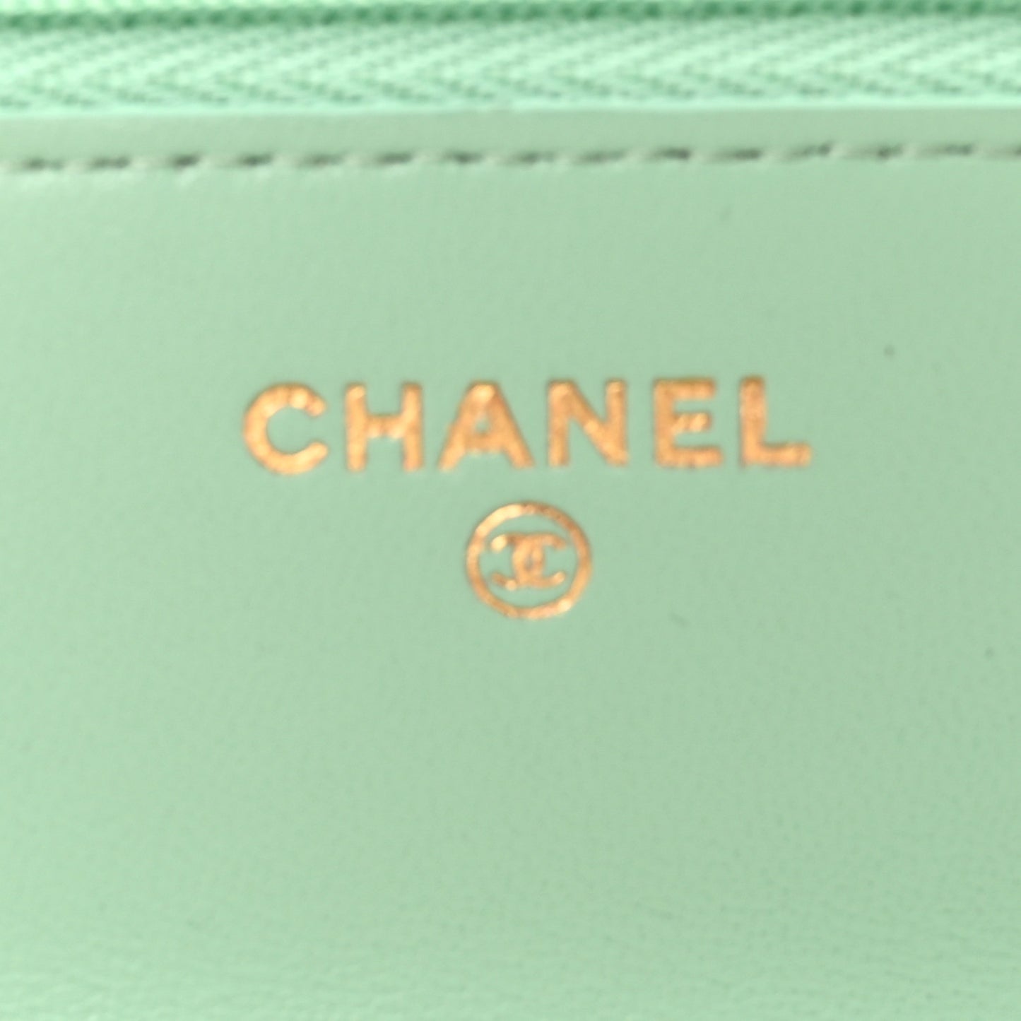 Lambskin Quilted Pearl Top Handle Wallet On Chain WOC Light Green