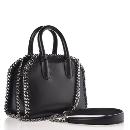 Stella McCartney Eco Alter Nappa Mini Falabella Box Top Handle Bag Black 4 of 9