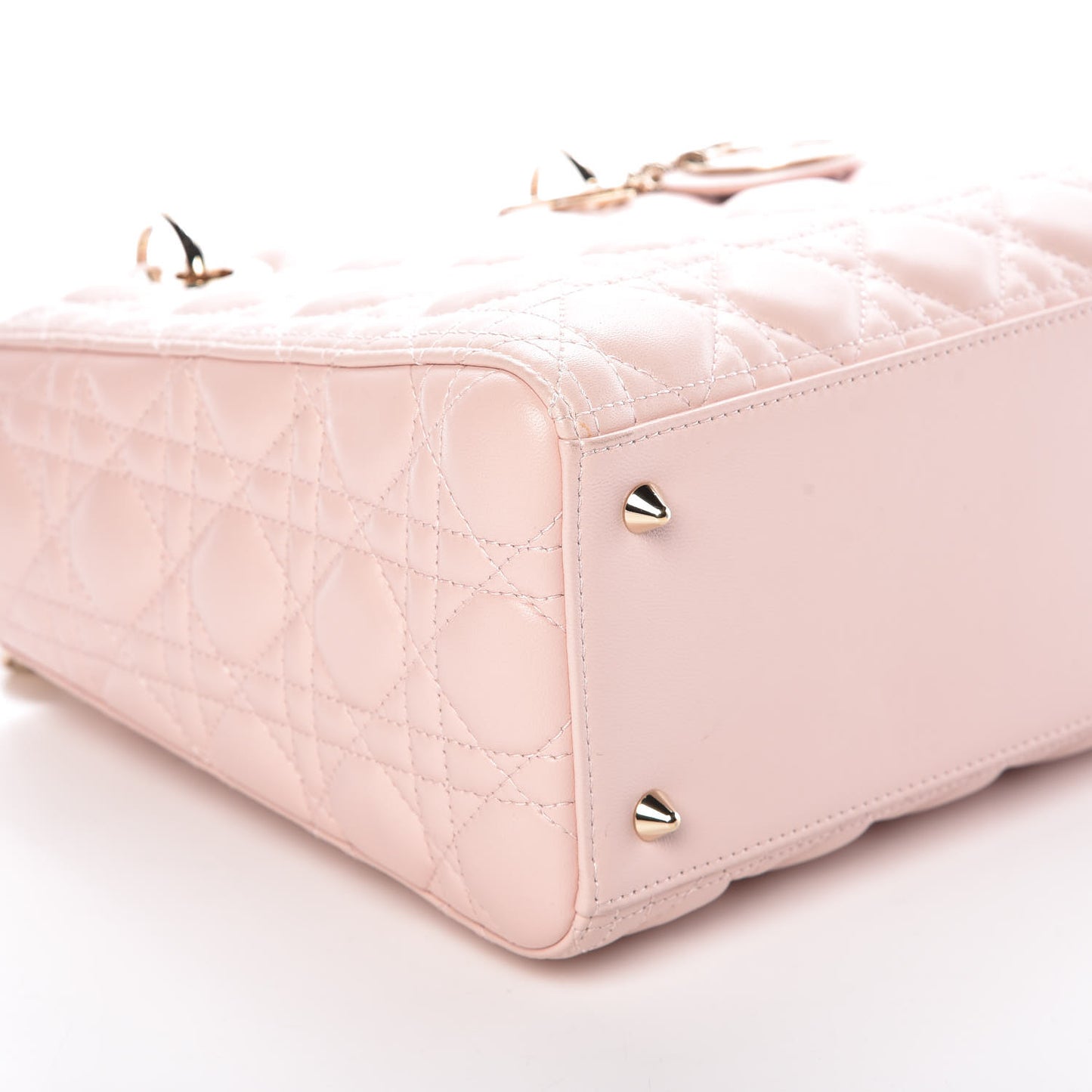 Lambskin Cannage Medium Lady Dior Light Pink